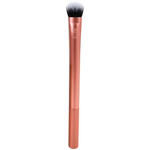 Vista 11 de Real Techniques Cepillo de maquillaje corrector iluminador, cepillo viral de pata de gatito oculta debajo de los ojos e imperfecciones, cubre
