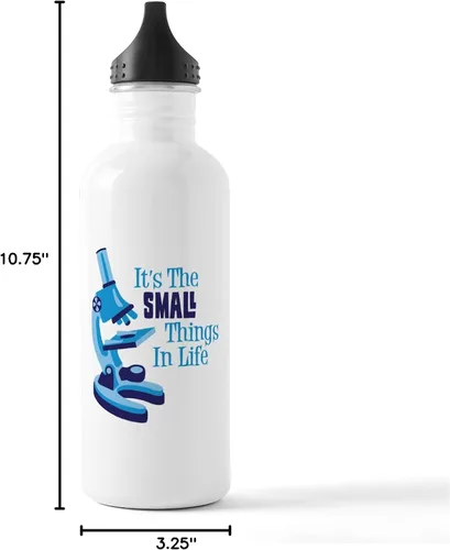 Vista 6 de CafePress – su las pequeñas cosas en la vida – Botella de agua botella de agua de acero inoxidable,) botella