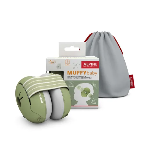 Vista 19 de Alpine Muffy - Protección de oídos para bebés y niños pequeños de hasta 36 meses, certificado CE y ANSI, orejeras con reducción de ruido, cómodos
