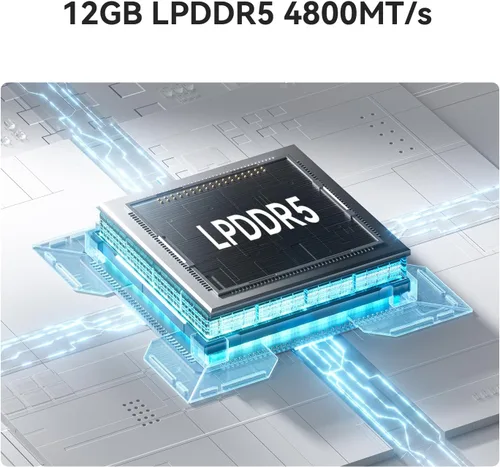 Vista 3 de Beelink - Mini PC, Mini Computadora Mini S12 12ª Generación Quad-Core N95, Computadoras de escritorio 12G LPDDR5 RAM 256G SSD, PC pequeño 4K UHD