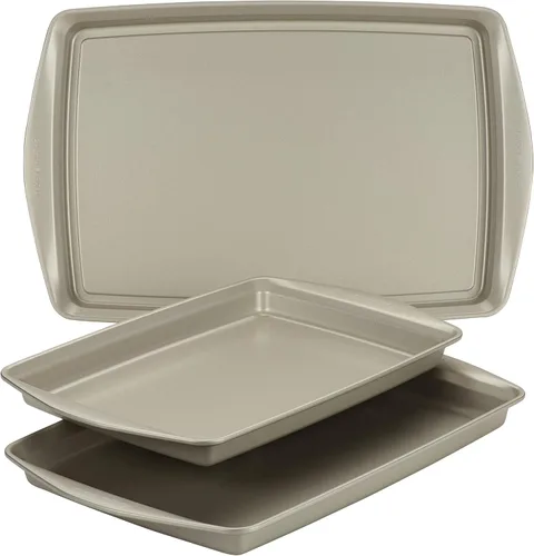 Vista 20 de Rachael Ray El juego de utensilios antiadherentes para hornear sin agarres incluye molde antiadherente para pan, moldes para hornear, moldes