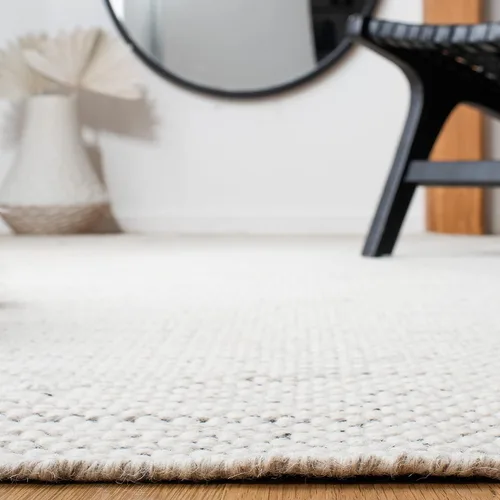 Vista 6 de SAFAVIEH Kilim Collection - Alfombra de pasillo de 2 pies 3 pulgadas x 7 pies, color marfil, lana de tejido plano hecho a mano, ideal para sala