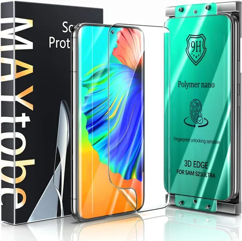 Vista 12 de MAYtobe 2 protectores de pantalla para Samsung Galaxy Note 10 Plus película