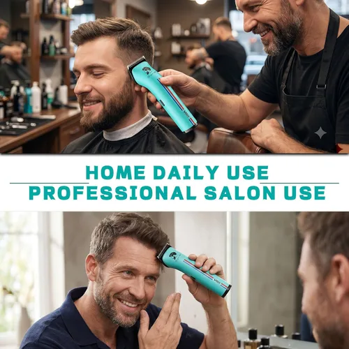 Vista 7 de VGR 160 cortapelos para hombres, 440 min de tiempo de ejecución inalámbrico Verde