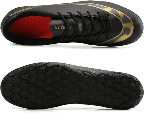 Vista 3 de WINGFAI Zapatos de fútbol para hombre para interiores y exteriores cómodos zapatos de fútbol profesionales para jóvenes zapatos de entrenamiento