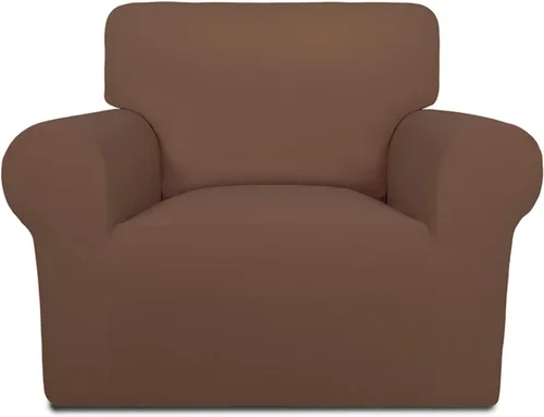 Vista 49 de PureFit Funda súper elástica para sofá reclinable con bolsillo, funda de sofá suave y antideslizante de elastano, lavable, protector de muebles