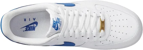 Vista 3 de Nike Air Force 1 '07 LO BlancoGame Royal-White (DM2845 100) para hombre, BlancoJuego Royal-blanco
