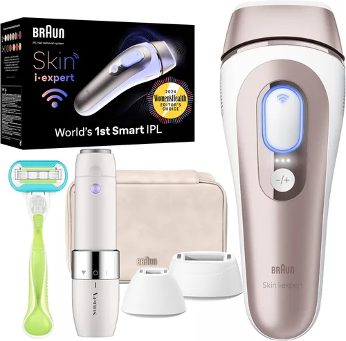 Vista 13 de Braun Smart IPL, el mejor dispositivo de depilación de Vogue, Skin i·Expert Pro 7: depilación láser en casa, reducción permanente y visible