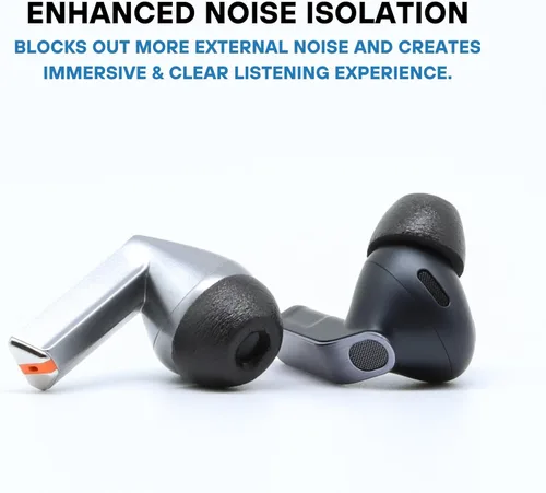 Vista 5 de Comply TrueGrip Puntas de recambio de espuma viscoelástica premium para auriculares Samsung Galaxy Buds3 Pro Comodidad mejorada, ajuste seguro