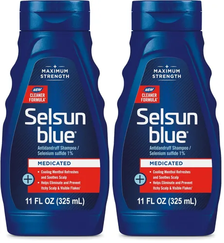 Vista 11 de Champú Selsun Azul Medicado Máxima fuerza anti caspa, 11 onzas