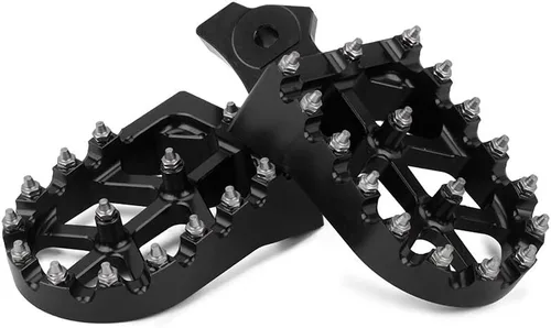 Vista 6 de AnXin Estriberas Estriberas Reposapiés Pedales Apoyos CNC para Z50R 80-99 XR50R 00-03 XR70R 97-03 XR80R XR100R 85-03 CRF80F CRF100F 04-13 Negro