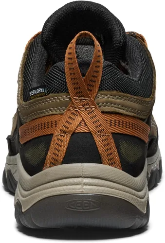 Vista 7 de KEEN Targhee 4 - Zapatos de senderismo impermeables para hombre Tortuga marina/nuez tostada
