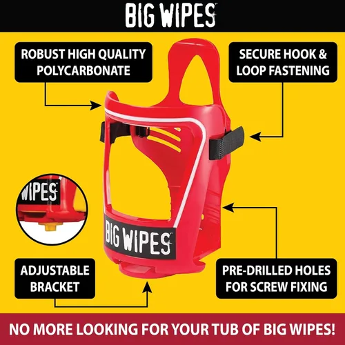 Vista 14 de BIG WIPES Recipiente multisuperficie resistente, paños de limpieza súper absorbentes para manos, superficies y herramientas, recipiente de 80