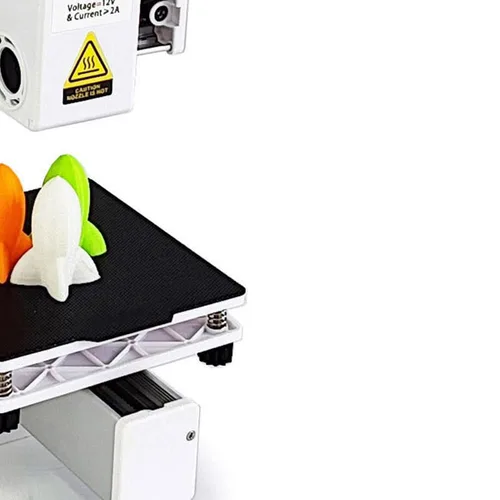 Vista 9 de Impresora 3D para principiantes, tamaño compacto, alta resolución, calefacción eficiente, diseño robusto, para proyectos educativos, color blanco