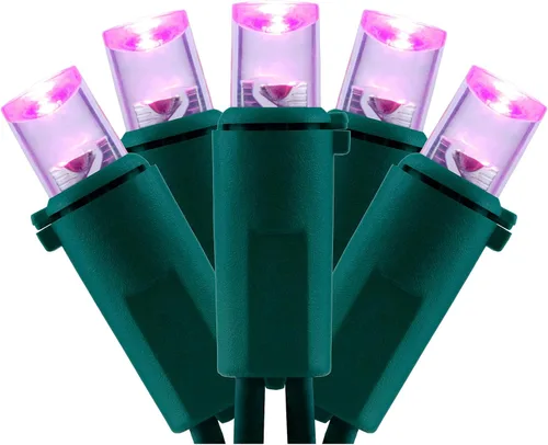 Vista 16 de YULETIME 200 luces LED de Navidad azules de gran angular, 66 pies, cable verde, certificado UL, 0.197 in, juego de luces navideñas (azul) Stay