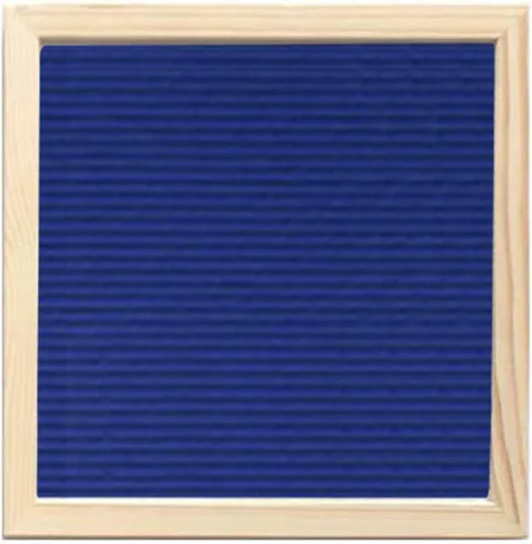 Vista 17 de Tablero de mensajes de madera, tablero de letras de fieltro, panel de mensajes de 10 x 10 pulgadas con 170 calcomanías de letras, para decoración