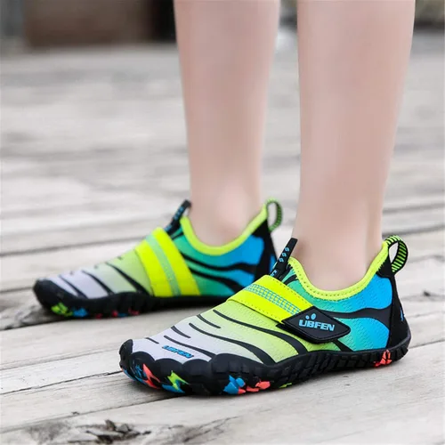 Vista 8 de UBFEN - Zapatos para el agua para niños y niñas, zapatos acuáticos y livianos de secado rápido para ir a la playa, practicar deportes, hacer