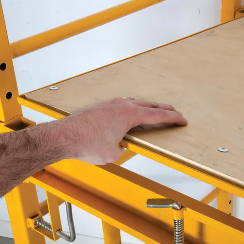 Vista 8 de Metaltech Andamio multipropósito de 6' estilo Baker - 1,000 libras de capacidad, acero, modelo # I-CISC