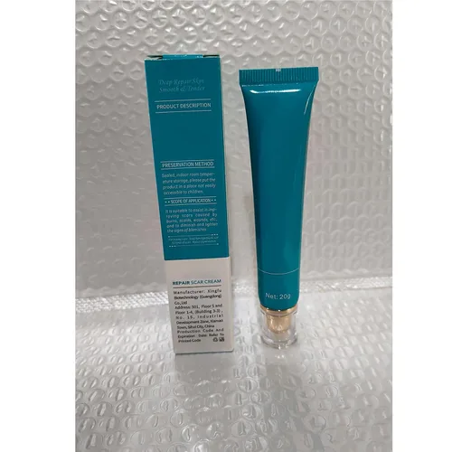 Vista 4 de Crema de cicatrices para hombres y mujeres, crema reparadora de cicatrices de piel, gel de eliminación de cicatrices de silicona avanzada facial