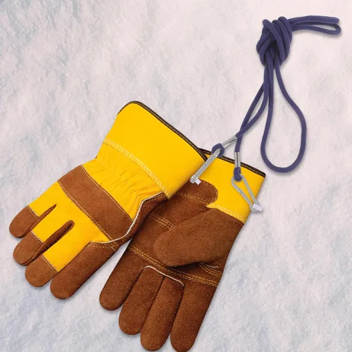 Vista 5 de EXCEART Clips para guantes con correa elástica ajustable, clips para guantes de invierno para gorros, clips de nailon para colgar el cuello, cuerda