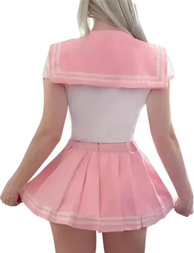 Vista 4 de Littleforbig - Pijama de algodón para enterizo conjunto de falda mágica para cosplay