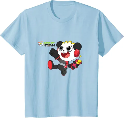 Vista 11 de Ryan's World Super Spy Combo Panda Camiseta, gris, S Asfalto