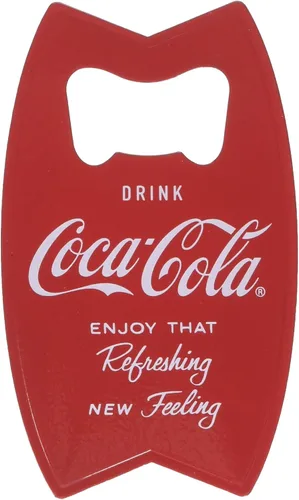 Vista 6 de Tablecraft Coca-Cola "Pop Fizz" - Abrebotellas plano, color rojo