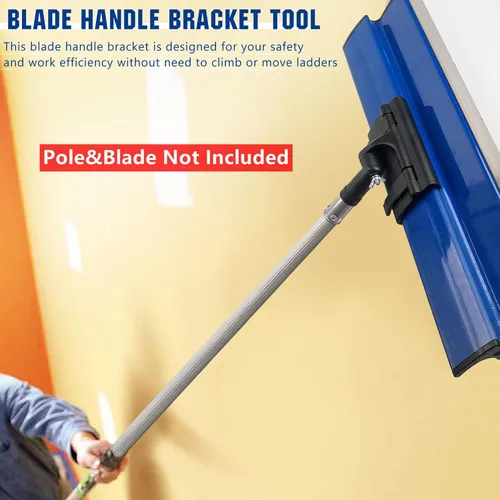 Vista 2 de Herramienta de soporte de mango de cuchilla, compatible con la herramienta ProSkim Blade Drywall, soporte ajustable de 180° herramienta de soporte