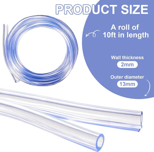 Vista 3 de Pangda Protector de cable de 10 pies para perros y gatos, 0.079 in de Transparente