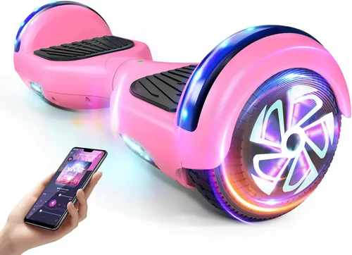 Vista 14 de LIEAGLE Scooter, Self Balancing Scooter with Bluetooth Speaker LED Lights Wheels,Dual 300w Motors, 7.5 mph Max Speed & 8.5 Miles Max Range, for