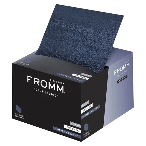 Vista 12 de Fromm Láminas emergentes en relieve con estampado de guepardo, papel de aluminio para resaltar el cabello, suministros de cosmetología, esenciales