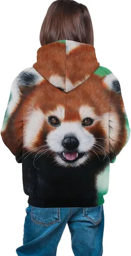 Vista 4 de Sudaderas con capucha y estampado 3D para niños y niñas