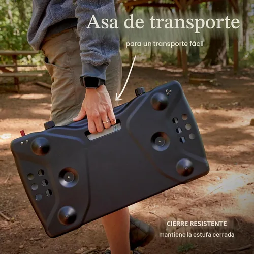 Vista 5 de Coleman Triton+ estufa de camping de propano de 2 hornillas con encendido InstaStart, estufa portátil de camping con 2 quemadores ajustables