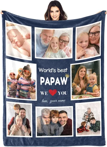 Vista 40 de Envía al Día Siguiente, Manta Personalizada con Texto en Imagen, Manta Personalizada de Collage de Fotos, Manta de Franela Personalizada, Regalos