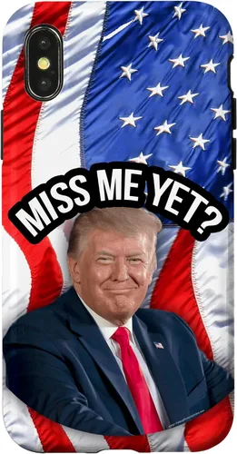Vista 5 de iPhone 16 Anti-Biden Donald Trump Miss Me Yet Funny Political 2024 Case