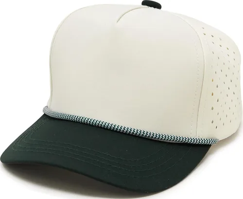 Vista 27 de Funky Junque Sombrero de camionero de cuerda de golf para niños Certificado Mamas Boy - Marrón/Beige