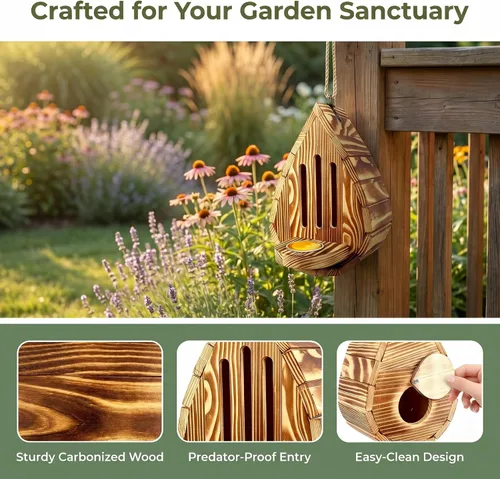 Vista 4 de Casas de mariposas para jardín - Experimenta la belleza de la naturaleza