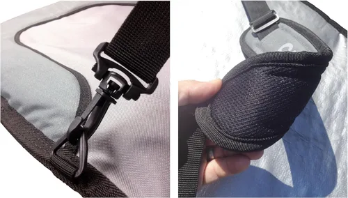 Vista 8 de Curve Bolsa de SUP para tablas onduladas - Funda compacta de viaje SUP - Tamaño 7'6 a 12'6