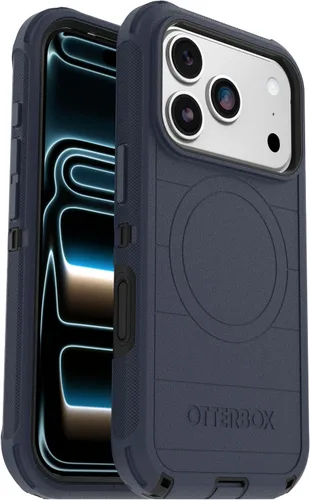 Vista 20 de OtterBox Funda para iPhone 17 Defender Pro Series - Negro - Funda para iPhone resistente, resistente y duradera, se ajusta a MagSafe