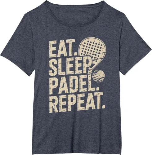 Vista 54 de Camiseta Eat Sleep Padel Repeat Padel Jugador de Tenis