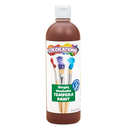 Vista 26 de Colorations WSTAP Pintura de témpera lavable, 16 onzas líquidas, verde manzana, no tóxica, vibrante, atrevida, pintura para niños, manualidades