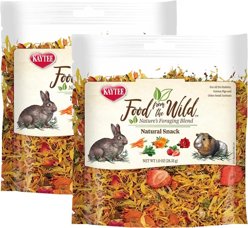 Vista 7 de Kaytee Comida de La Selva Snack Natural para Conejos, Cobayas y Otros Animales Pequeños, 1 Onza