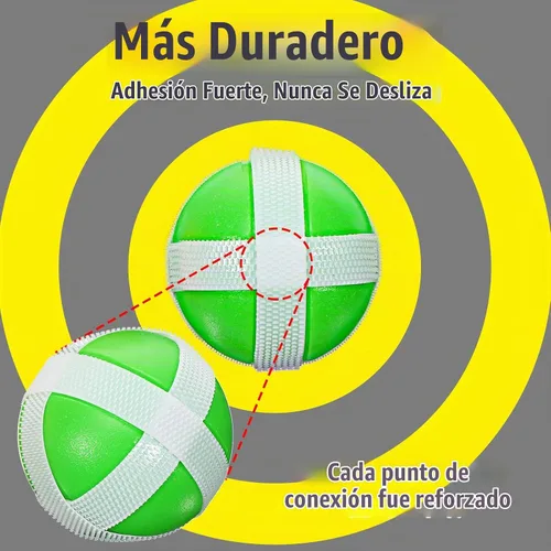 Vista 4 de Skylety 30 bolas adhesivas para tablero de dardos de tela para niños, bolas de gancho y bucle de dardos con bolsa de almacenamiento, accesorios