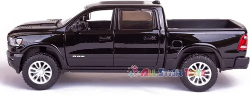 Vista 6 de Dodge Ram 1500 Crew Cab Laramie, Negro, 2019, Modelo de Coche, Motormax 1:24