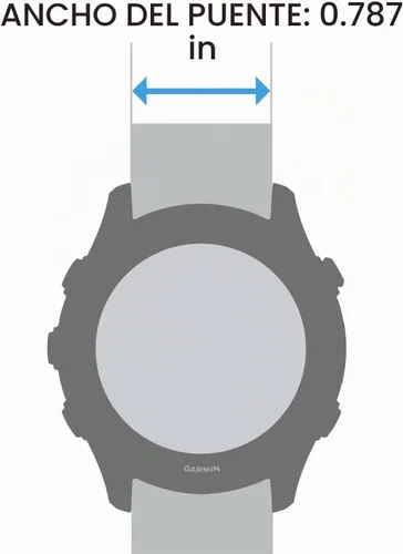 Vista 3 de Garmin Quick Release Bands 20mm Berry con herrajes de acero inoxidable