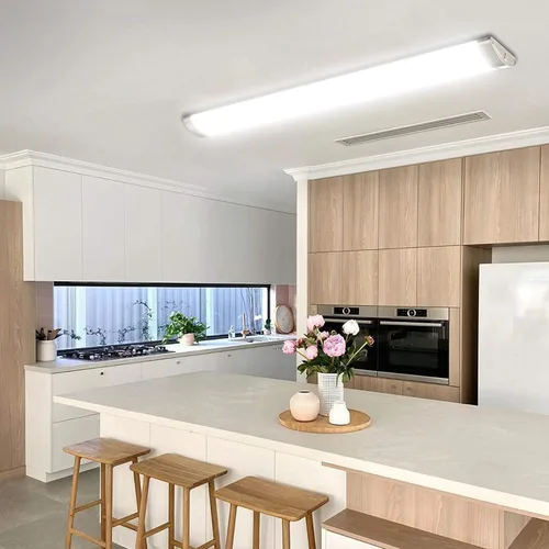 Vista 6 de Lámpara de techo LED regulable de 4 pies 40 W 4000 K, paquete de 2
