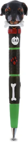Vista 13 de Bolígrafo novedoso para perros, lindo, divertido y único, para niños y adultos, colorido instrumento de escritura de perro para la escuela