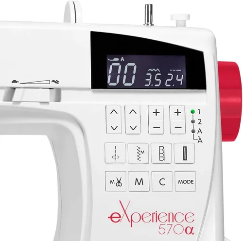 Vista 4 de Elna eXperiance 570A Máquina de coser computarizada