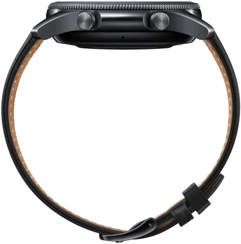 Vista 5 de Samsung Reloj inteligente Galaxy Watch3 2020 (Bluetooth + Wi-Fi + GPS) Modelo internacional (negro, 1.772 in) (renovado)