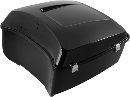 Vista 4 de Kit de equipaje King Tour Pack + estante de montaje de dos piezas + hardware de acoplamiento + kit de portaequipajes superior para Harley Davidson